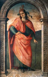Cato, fresco, Collegio del Cambio, Perugia