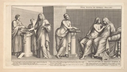 Aldobrandinische bruiloft (linkerdeel)