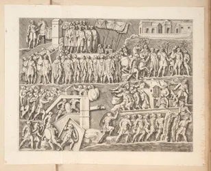 Reliëfs op de Boog van Septimius Severus te Rome