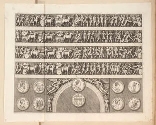 Reliëfs op de Boog van Septimius Severus te Rome