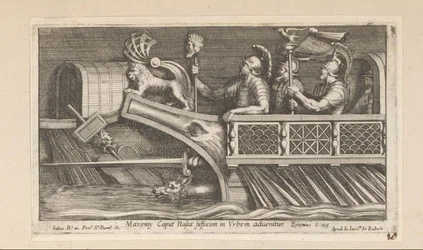 Soldaten in een boot