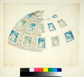 Gewelf van de Villa Madama