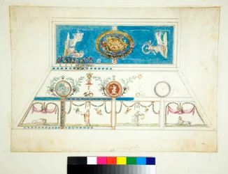 Gewelf van de Villa Madama