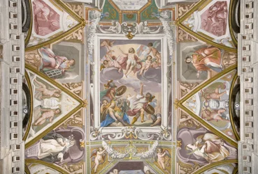 Gewelf met fresco