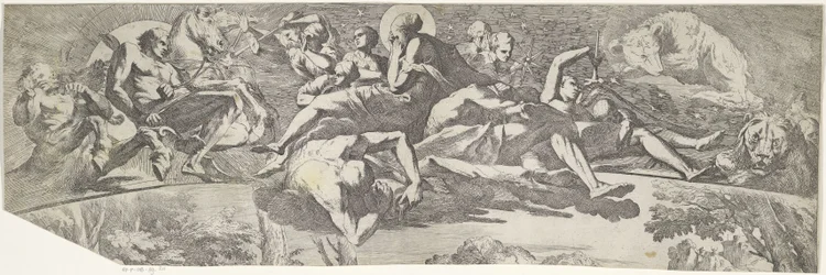 Allegorie van de herfst (boven deel)