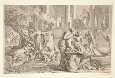 De geboorte en kindertijd van Achilles