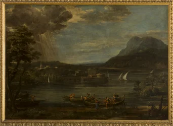 Landschap met de roeping van Sint-Petrus