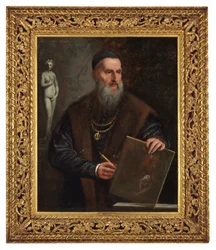 Denkbeeldig Zelfportret van Titiaan