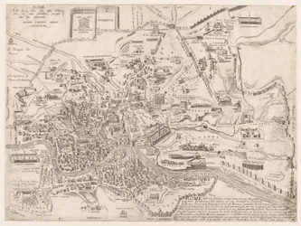 Speculum Romanae Magnificentiae: Plan van het oude Rome