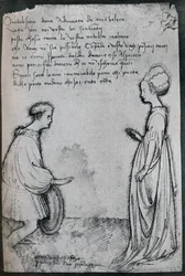 Een Liefdesduet, 15e eeuw, 1925