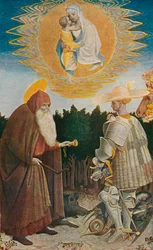 De Maagd en het Kind met Heiligen, 1435, 1909