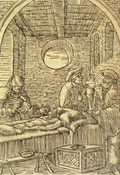 Toedienen van medicinale kruiden, 1534