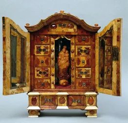 Amber kabinet van koning Stanislaus August Poniatowski, ca. 1771