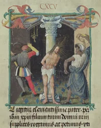Ms Czart fol. CXCV Geseling van Christus, ca. 1510 (perkament)