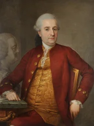 Portret van Johann Christian Bach 1735-1782