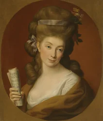 Portret van Prinses Izabela Elzbieta Potocka, geboren Lubomirska 1736-1816