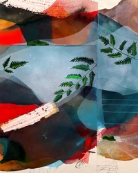 Abstract berglandschap