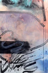 Dromerig, vloeiend en abstract
