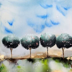 Rustgevende landschapsbomen