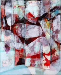 Levendige abstracte lagen