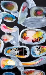 Levendige abstracte peulen