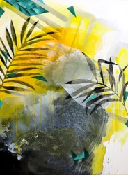 Levendig tropisch abstract
