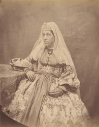 [Armeense vrouw van Teheran], 1840s-60s