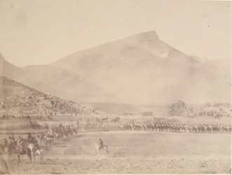 Vertrek voor de jacht, graf van de Khan van Khiva, 1840s-60s