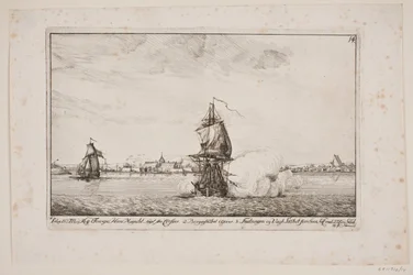 Frederik V vertrekt uit Korsør