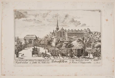 De aankomst van Frederik V in Antvorskov