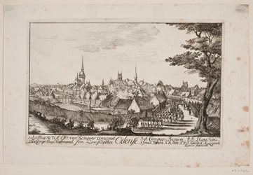 De intocht van Frederik V in Odense