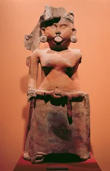 Godin van de Vruchtbaarheid, Huasteeks (aardewerk)