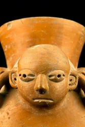 Draagvaas / Precolumbiaanse kunst (terracotta)