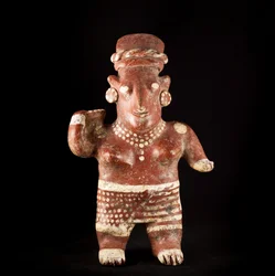 Vrouwenbeeldje / Mexicaanse kunst, Nayarit (terracotta)