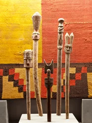 Set scepters / Peru, Chancay-cultuur (terracotta)