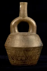 Vaas / Cuspidische cultuur (terracotta)