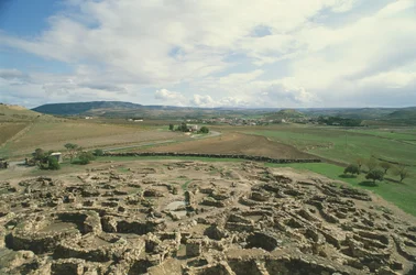 Italië, regio Sardinië, Barumini, provincie Medio Campidano, archeologische site 