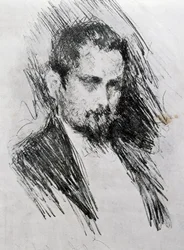 Portret van Luigi Illica