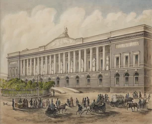 De Keizerlijke Openbare Bibliotheek in Sint-Petersburg, 1840s