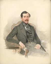 Portret van Maximiliaan de Beauharnais, 3e hertog van Leuchtenberg