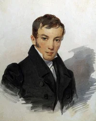 Portret van de dichter Vasili Zjoekovski