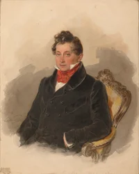 Portret van Graaf Matvey Yuryevich Vilyegorsky 1794-1866, 1840s