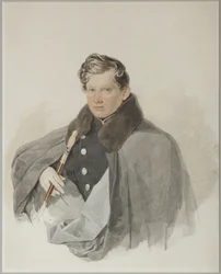 Portret van graaf Sergey Vasilyevich Trubetskoy