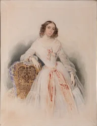 Portret van Praskovia Nikolaevna Ryumina 1821-1897, 1847