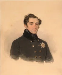 Portret van Prins Alexander Fjodorovitsj Golitsyn