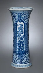 Vaas met deksel, 1662-1722