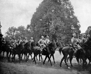 Deense Huzaren bij Bernsdorff, 1908