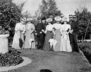 Familiegroep in Athene, 1908