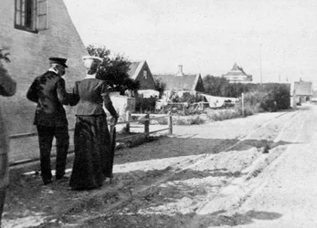 Landing in Skagen, Denemarken, 1908