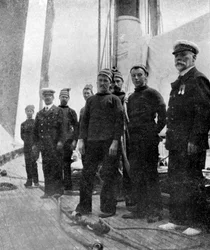 Aan boord van het jacht Britannia